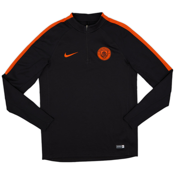2016-17 Manchester City Nike 1/4 Zip Training Top - 8/10 - (M)