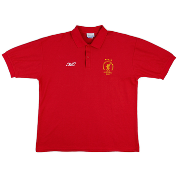 2005-06 Liverpool Reebok CL Winners Polo Shirt - 8/10 - (L)