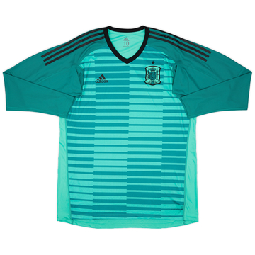 2018-19 Spain Player Issue GK Shirt - 8/10 - (XL)