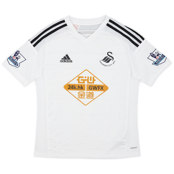 2014-15 Swansea Home Shirt - 8/10 - (XL.Boys)