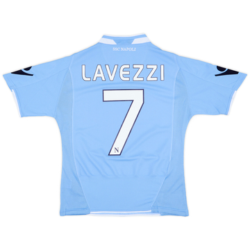 2009-10 Napoli Home Shirt Lavezzi #7 (S)