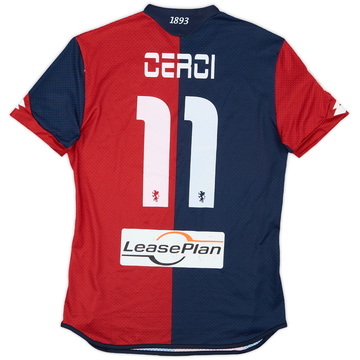 2015-16 Genoa Match Issue Home Shirt Cerci #11