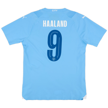 2023-24 Manchester City Authentic Home Shirt Haaland #9 (M)
