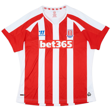 2014-15 Stoke City Home Shirt - 7/10 - (Women's XL)