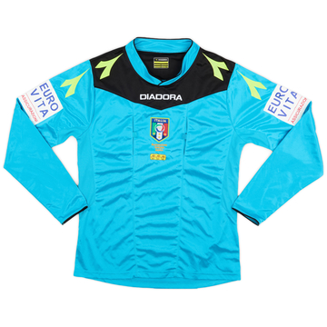 2015-16 Italy Diadora Referee L/S Shirt - 8/10 - (XS)