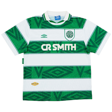 1993-95 Celtic Home Shirt - 8/10 - (XL)