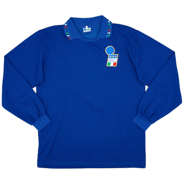 1992-93 Italy Home L/S Shirt #7 - 9/10 - (L)