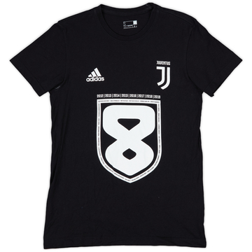 2019-20 Juventus adidas Cotton Tee - 9/10 - (S)