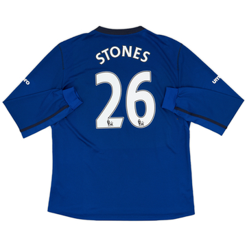 2014-15 Everton Home L/S Shirt Stones #26 - 8/10 - (XL)