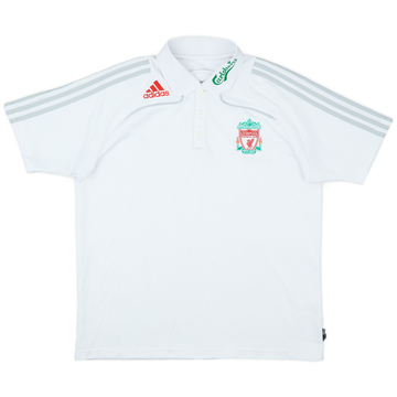 2008-09 Liverpool adidas Polo Shirt - 9/10 - (L)