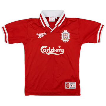 1996-98 Liverpool Home Shirt - 7/10 - (M.Boys)
