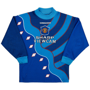 1994-97 Manchester United GK Shirt - 7/10 - (L.Boys)