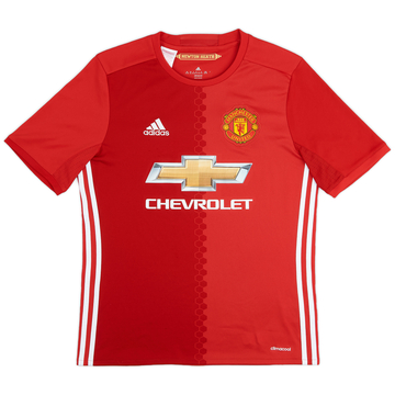 2016-17 Manchester United Home Shirt - 9/10 - (XL.Boys)