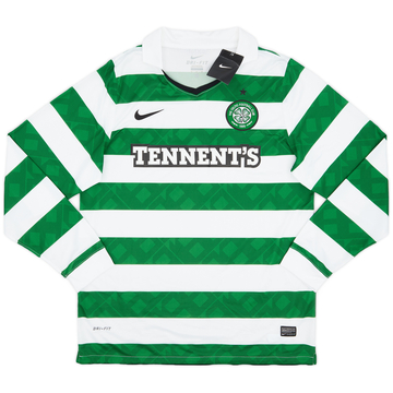 2010-12 Celtic Home L/S Shirt (XL)