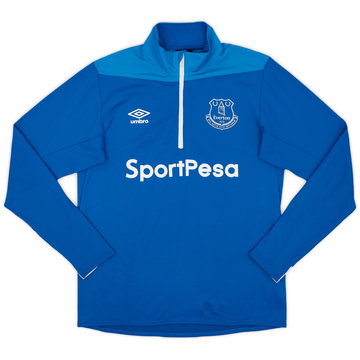 2017-18 Everton Umbro 1/4 Zip Drill Top - 8/10 - (M)