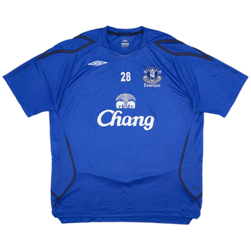 2007-08 Everton Player Issue Umbro Training Shirt #28 - 7/10 - (XXL)