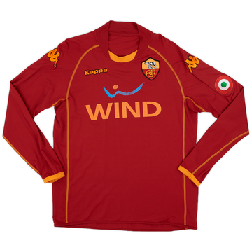 2008-09 Roma Home L/S Shirt - 5/10 - (XXL)