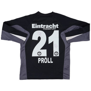 2005-06 Eintracht Frankfurt Signed GK Shirt Proll #21 - 6/10 - (XS)