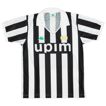 1991-92 Juventus Basic Home Shirt - 8/10 - (M)