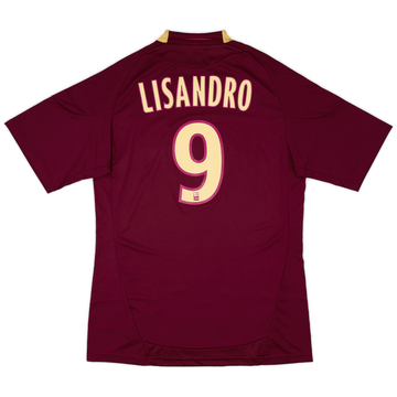 2010-11 Lyon Away Shirt Lisandro #9 (M)