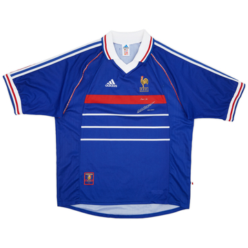 1998-00 France 'Pour Toi Marcel Desailly' Home Shirt - 9/10 - (XL)