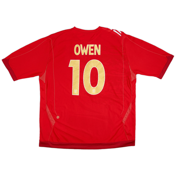 2006-08 England Away Shirt Owen #10 - 9/10 - (XXL)