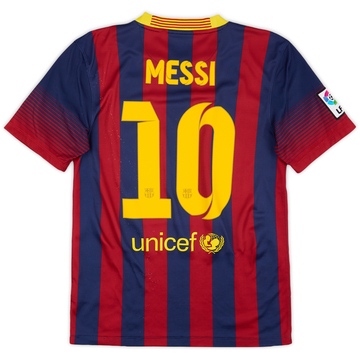2013-14 Barcelona Home Shirt Messi #10 - 5/10 - (S)