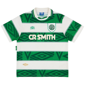 1993-95 Celtic Home Shirt - 8/10 - (XL)