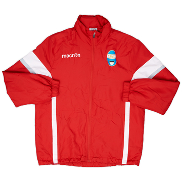 2017-18 SPAL Macron Hooded Rain Jacket - 8/10 - (M)