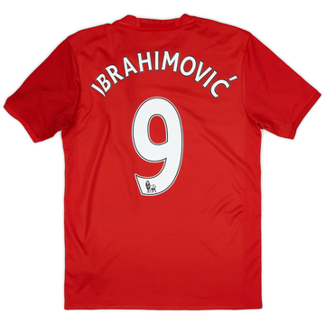 2016-17 Manchester United Home Shirt Ibrahimovic #9 - 6/10 - (S)