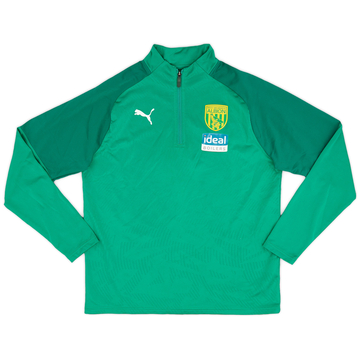 2018-19 West Brom Puma 1/4 Zip Training Top - 9/10 - (L)