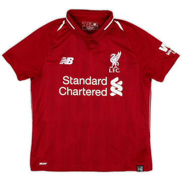 2018-19 Liverpool Home Shirt - 9/10 - (M.Boys)