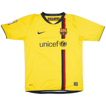 2008-10 Barcelona Away Shirt - 8/10 - (L.Boys)