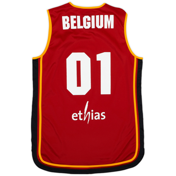 2008-09 Belgium #01 Spalding Home Jersey - 8/10 - (M)