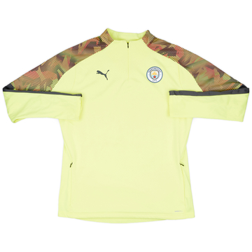 2019-20 Manchester City Puma 1/4 Zip Drill Top - 8/10 - (XL)