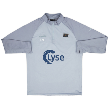 2024-25 Viking FK Staff Issue Diadora 1/4 Zip Drill Top PF - 7/10 - (L)