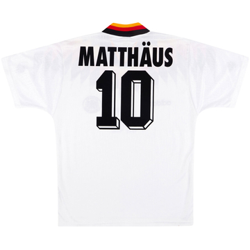 1994-96 Germany Home Shirt Matthaus #10ES