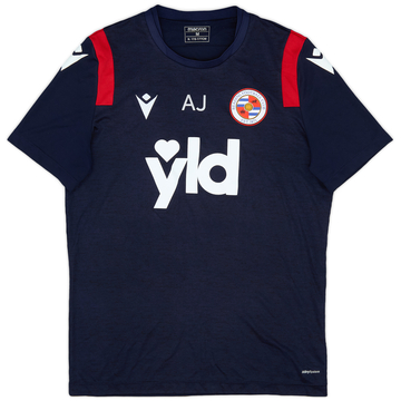 2020-21 Reading Staff Issue Macron Training Shirt AJ - 8/10 - (M)