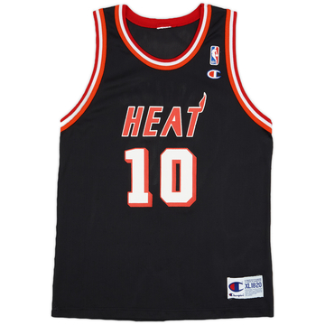 1996-99 Miami Heat Hardaway #10 Champion Away Jersey - 8/10 - (XL.Boys)