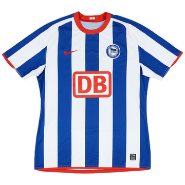 2008-09 Hertha Berlin Match Issue Home Shirt #19