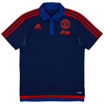 2015-16 Manchester United adidas Polo Shirt - 9/10 - (S)