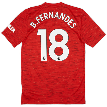 2020-21 Manchester United Home Shirt B.Fernandes #18 (S)