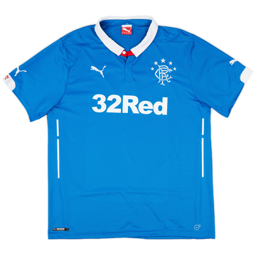 2014-15 Rangers Home Shirt - 8/10 - (XL)