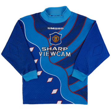 1994-97 Manchester United GK Third Shirt - 8/10 - (S.Boys)