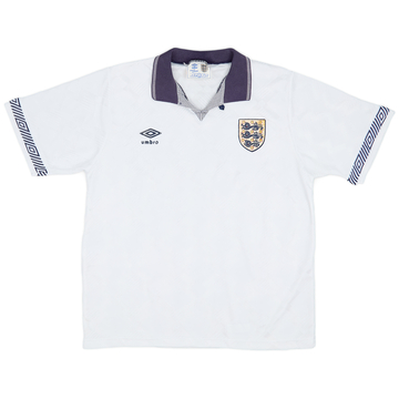 1990-92 England Home Shirt - 6/10 - (L)