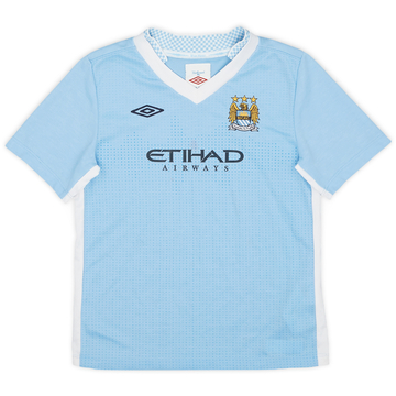 2011-12 Manchester City Home Shirt - 8/10 - (6-7 Years)
