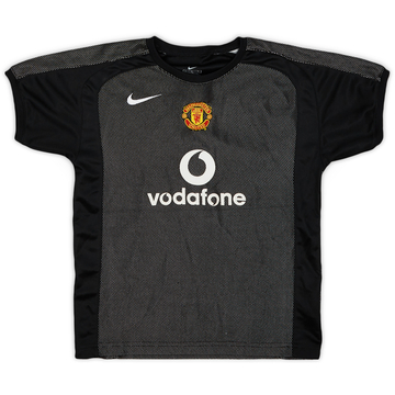 2004-05 Manchester United GK S/S Shirt - 8/10 - (7-8 Years)