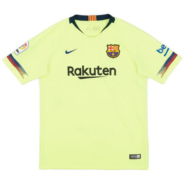 2018-19 Barcelona Away Shirt - 8/10 - (XL.Boys)