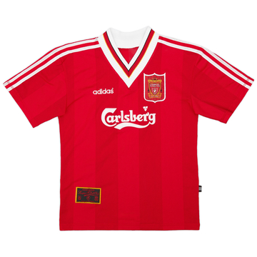 1995-96 Liverpool Home Shirt - 9/10 - (XL.Boys)