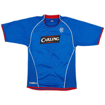 2005-06 Rangers Home Shirt - 4/10 - (Y)